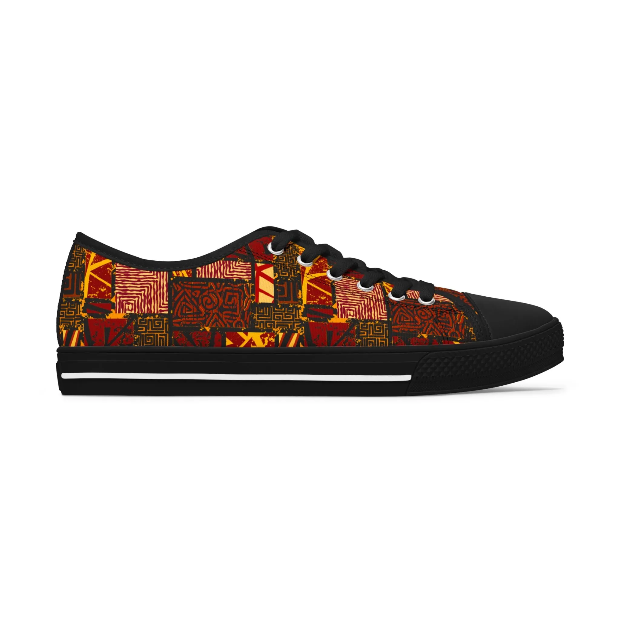 African Summer – Low-Top-Sneakers für Damen – Stilvolles und bequemes Schuhwerk für alltägliche Abenteuer