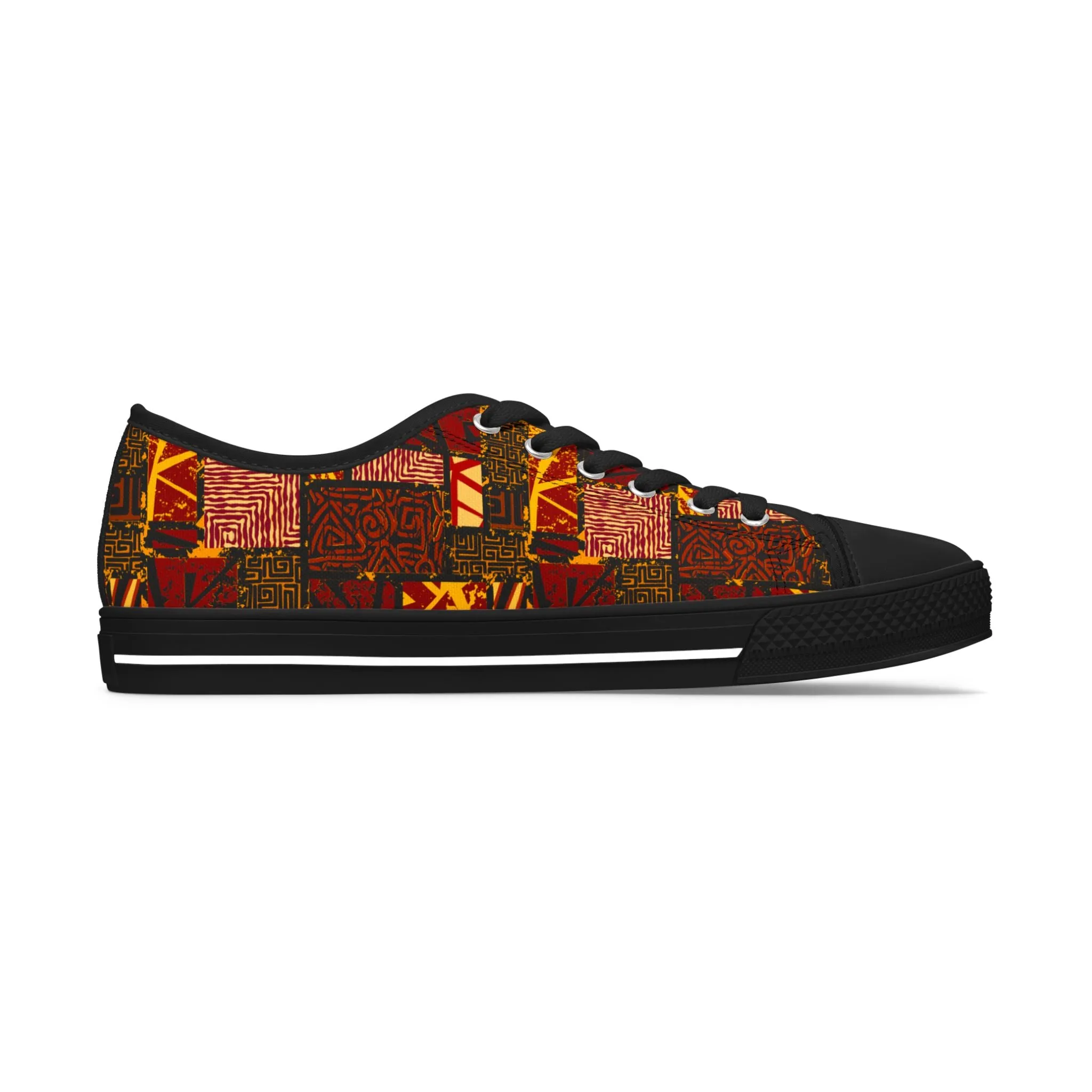 African Summer – Low-Top-Sneakers für Damen – Stilvolles und bequemes Schuhwerk für alltägliche Abenteuer