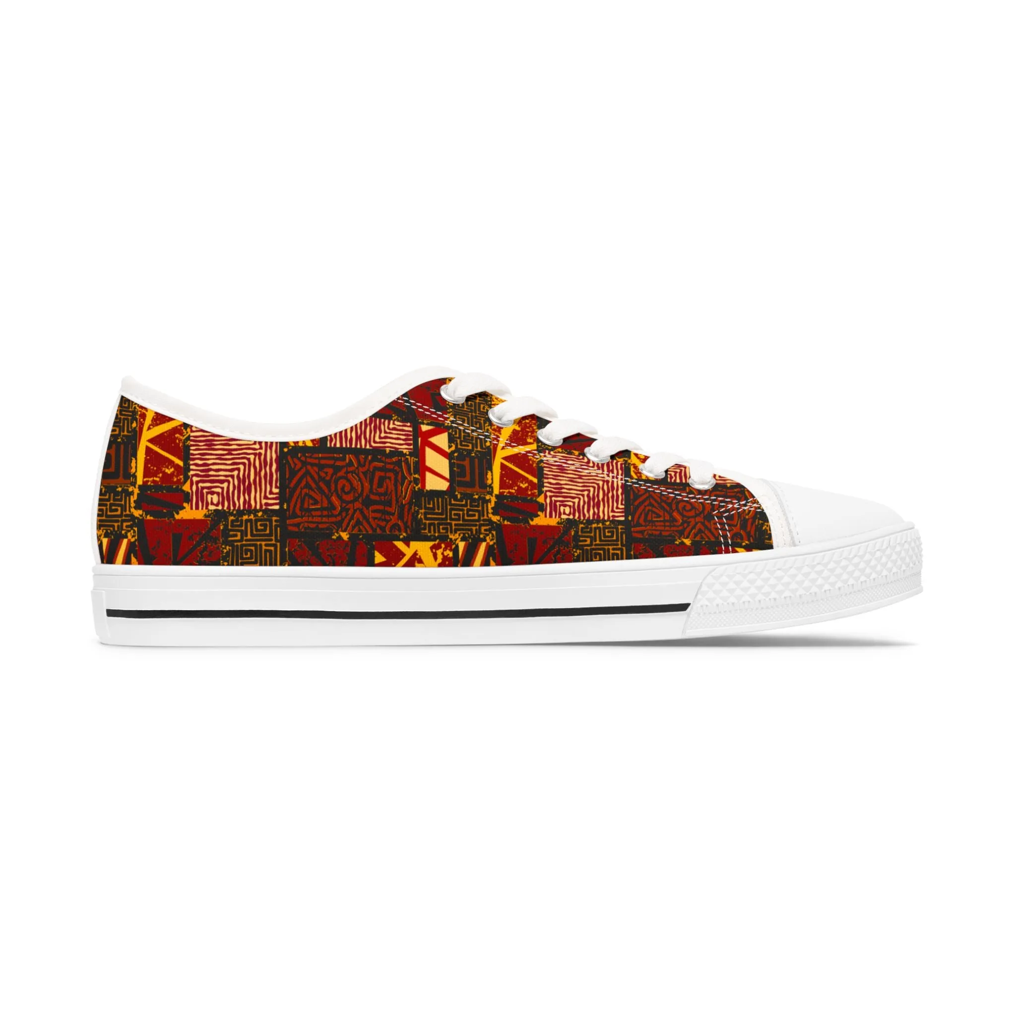 African Summer – Low-Top-Sneakers für Damen – Stilvolles und bequemes Schuhwerk für alltägliche Abenteuer
