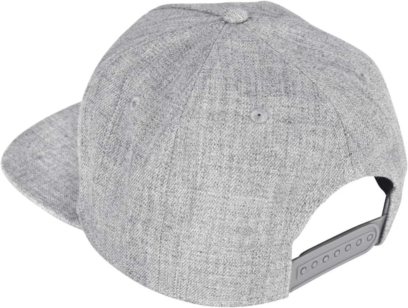 DALIX Premium Wool Blend Hat Flat Bill Cap Snapback Black Dark Gray Maroon Light