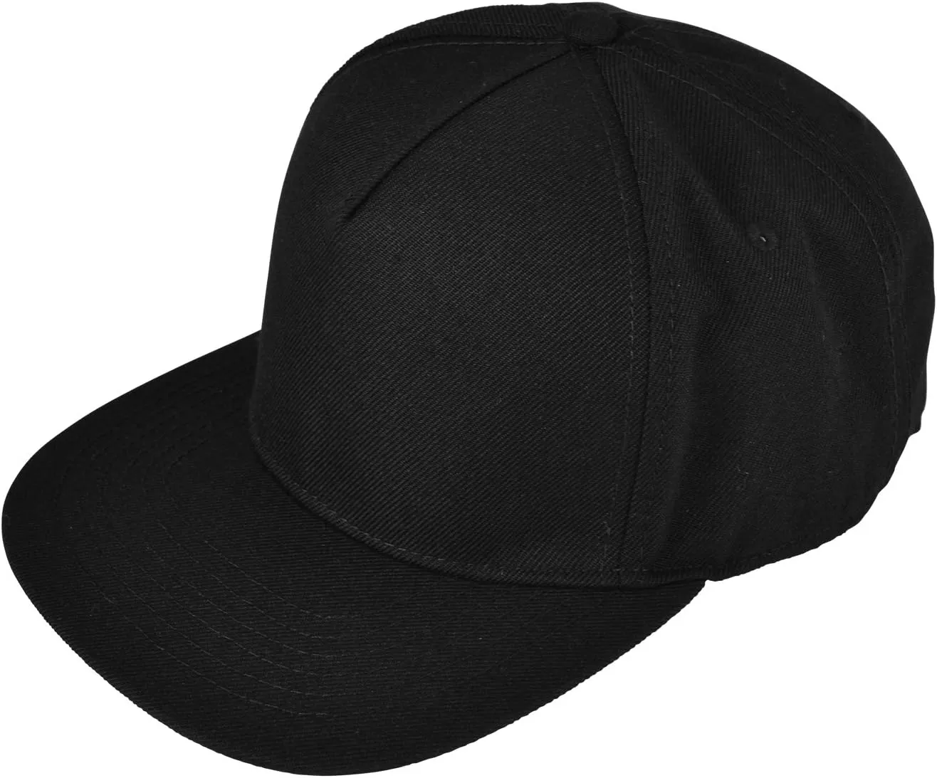 DALIX Premium Wool Blend Hat Flat Bill Cap Snapback Black Dark Gray Maroon Light