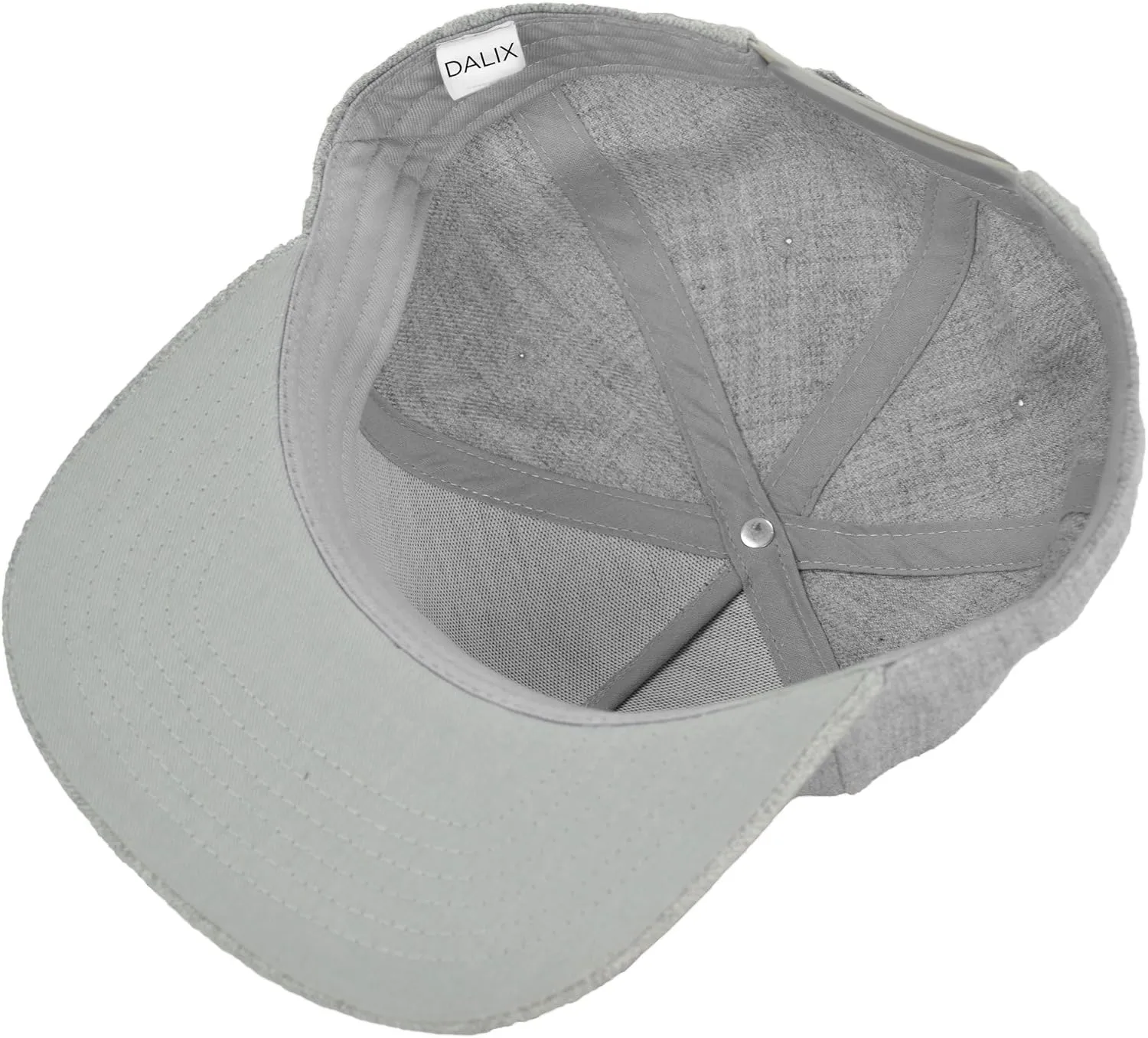 DALIX Premium Wool Blend Hat Flat Bill Cap Snapback Black Dark Gray Maroon Light
