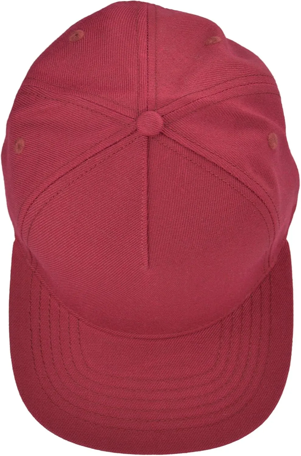 DALIX Premium Wool Blend Hat Flat Bill Cap Snapback Black Dark Gray Maroon Light