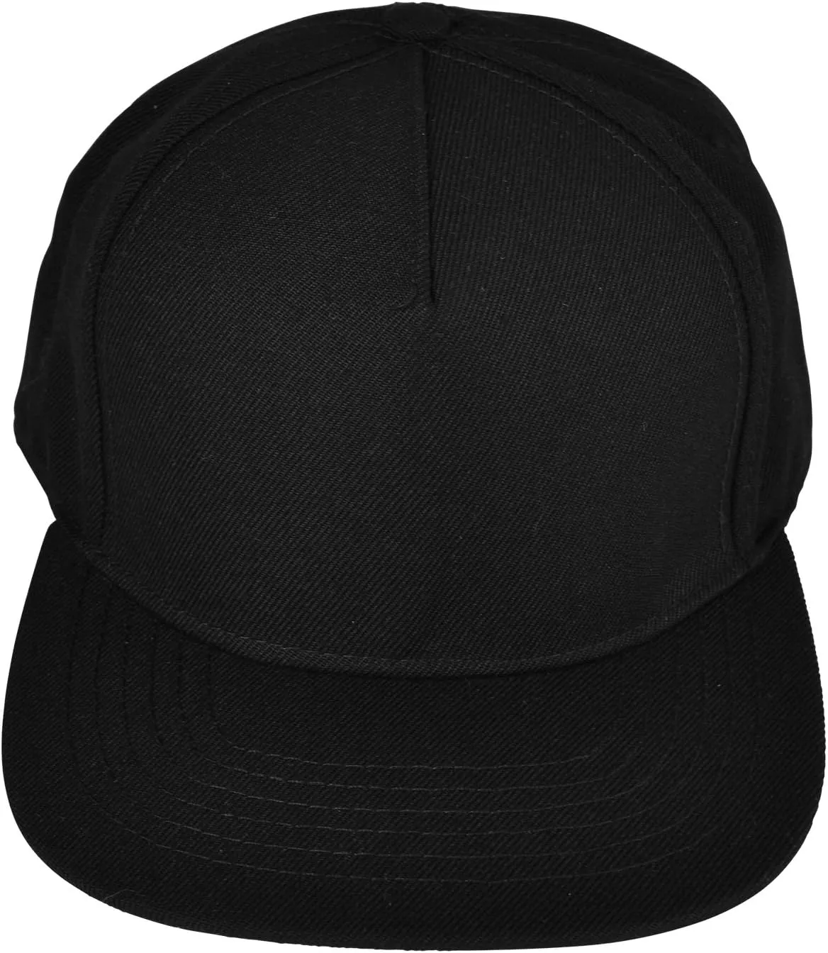 DALIX Premium Wool Blend Hat Flat Bill Cap Snapback Black Dark Gray Maroon Light