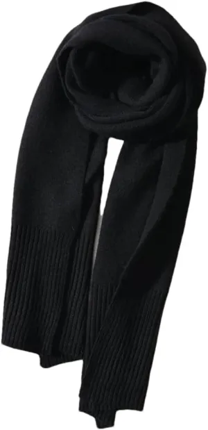 DBFBDTU Women's Scarf Winter Warm Muffler Wool Blend Knitted Scarves For Ladies Autumn Female