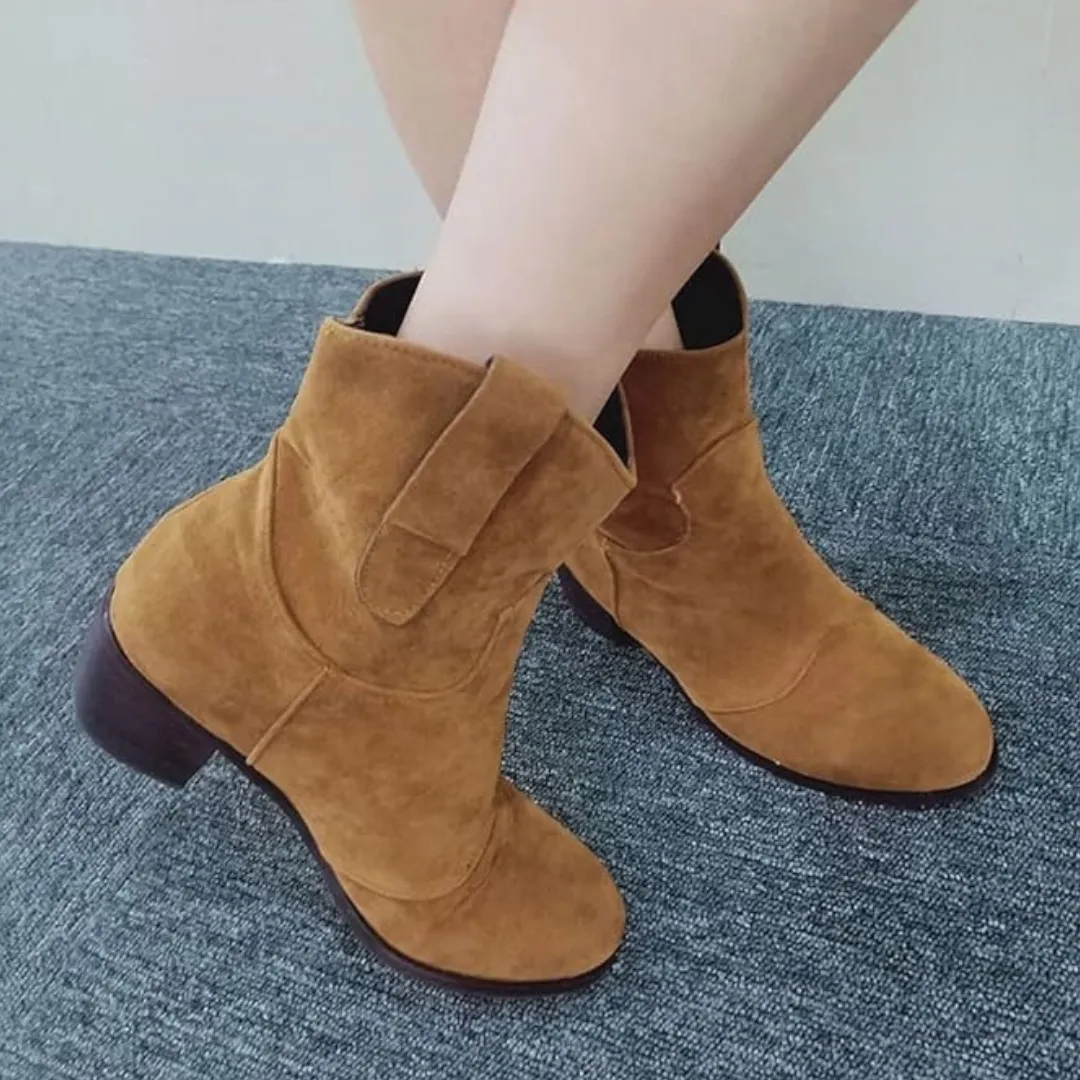 Janine | Vintage Cowboy Ankle Boots for Women