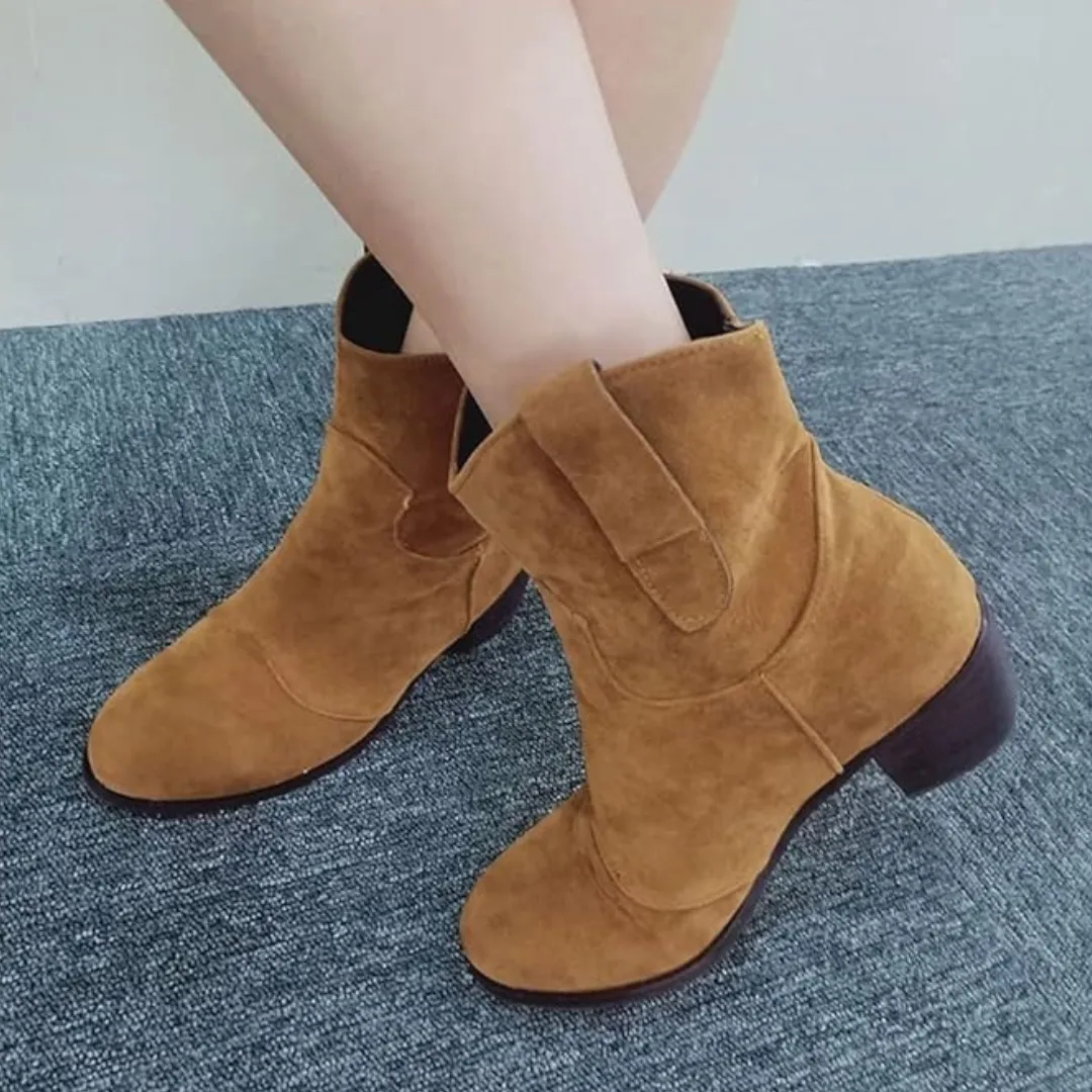 Janine | Vintage Cowboy Ankle Boots for Women