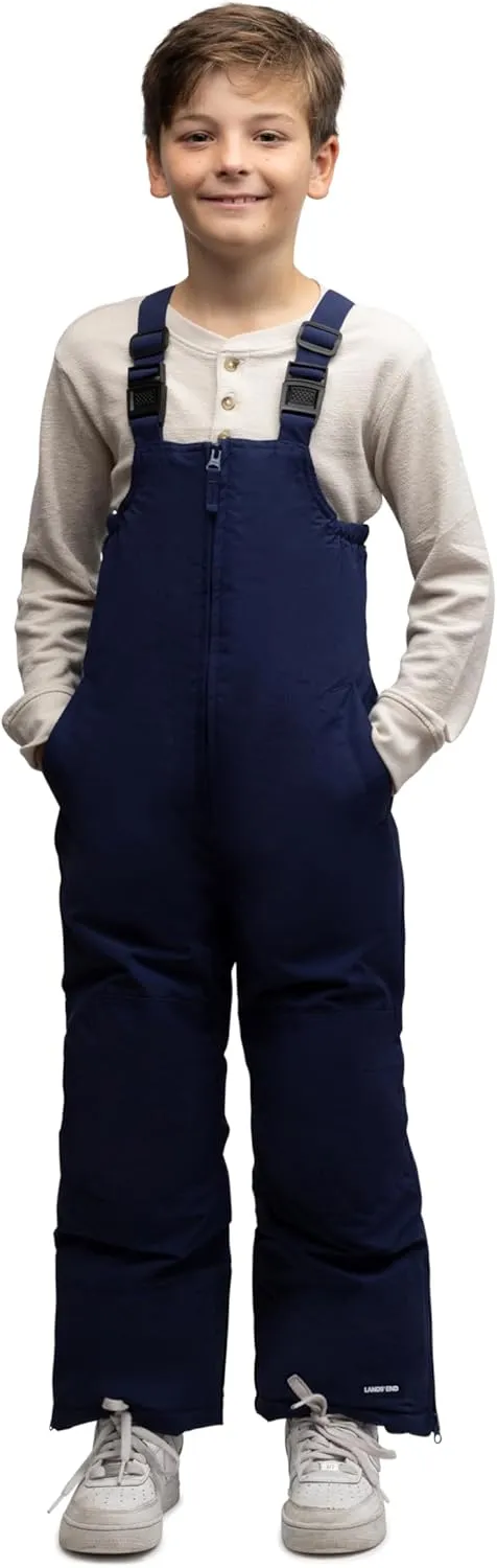 Lands' End Kids Squall Waterproof Iron Knee Bib Snow Pants