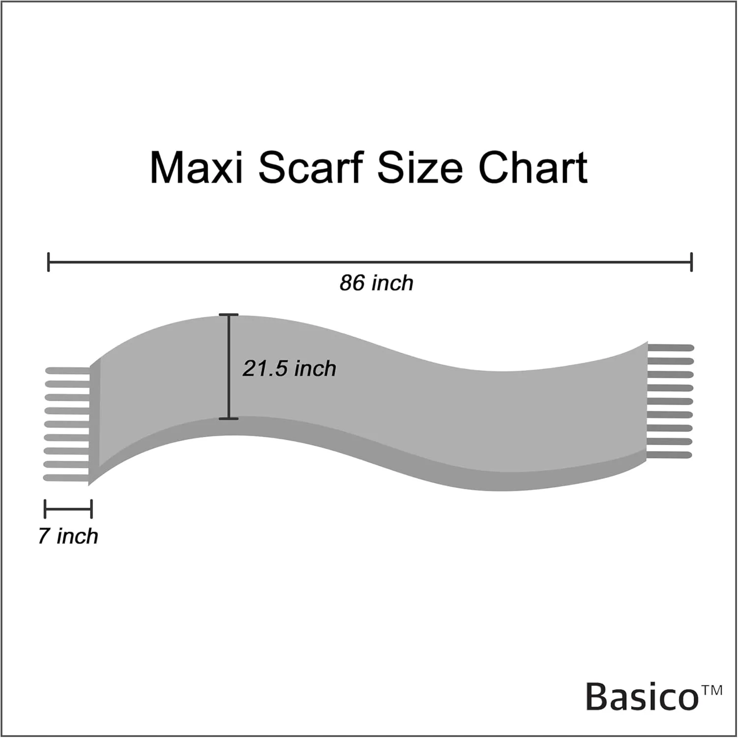 MaxiI Winter Scarf for Women Tassels Blanket Scarf Womens Wraps and Shawls