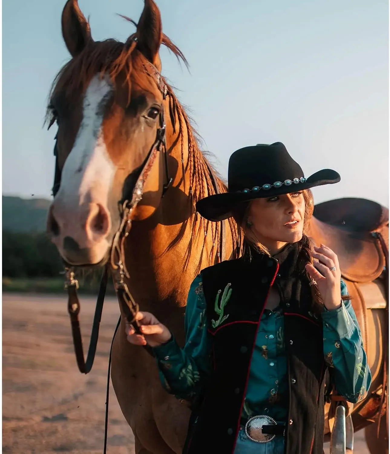 Outback Trading Unisex Silverton UV Protection Water-Resistant Wool Felt Outdoor Western Hat with Wire Brim & 3.5" Crown