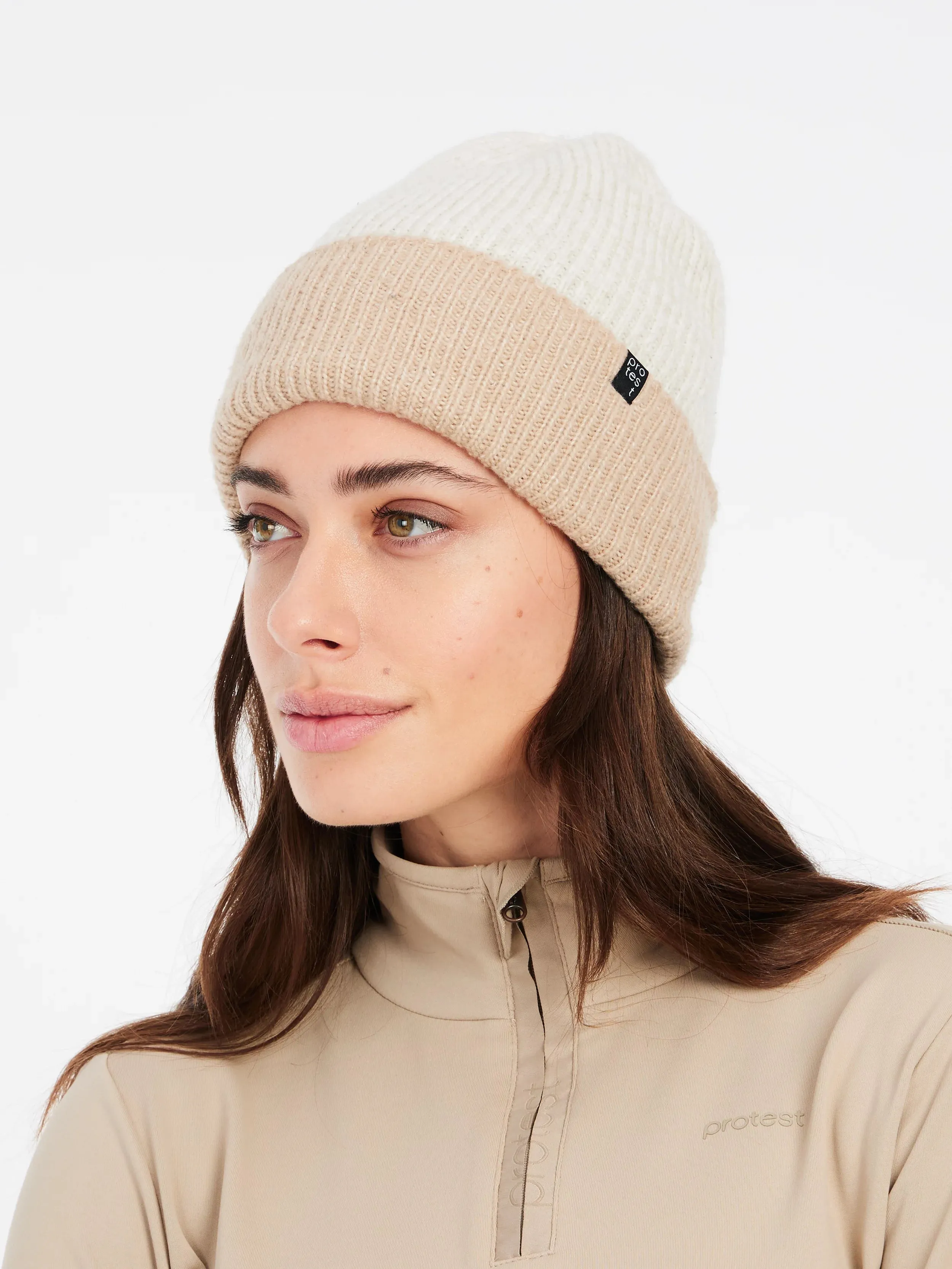 PRTOrelle Beanie - Bamboo Beige Brown