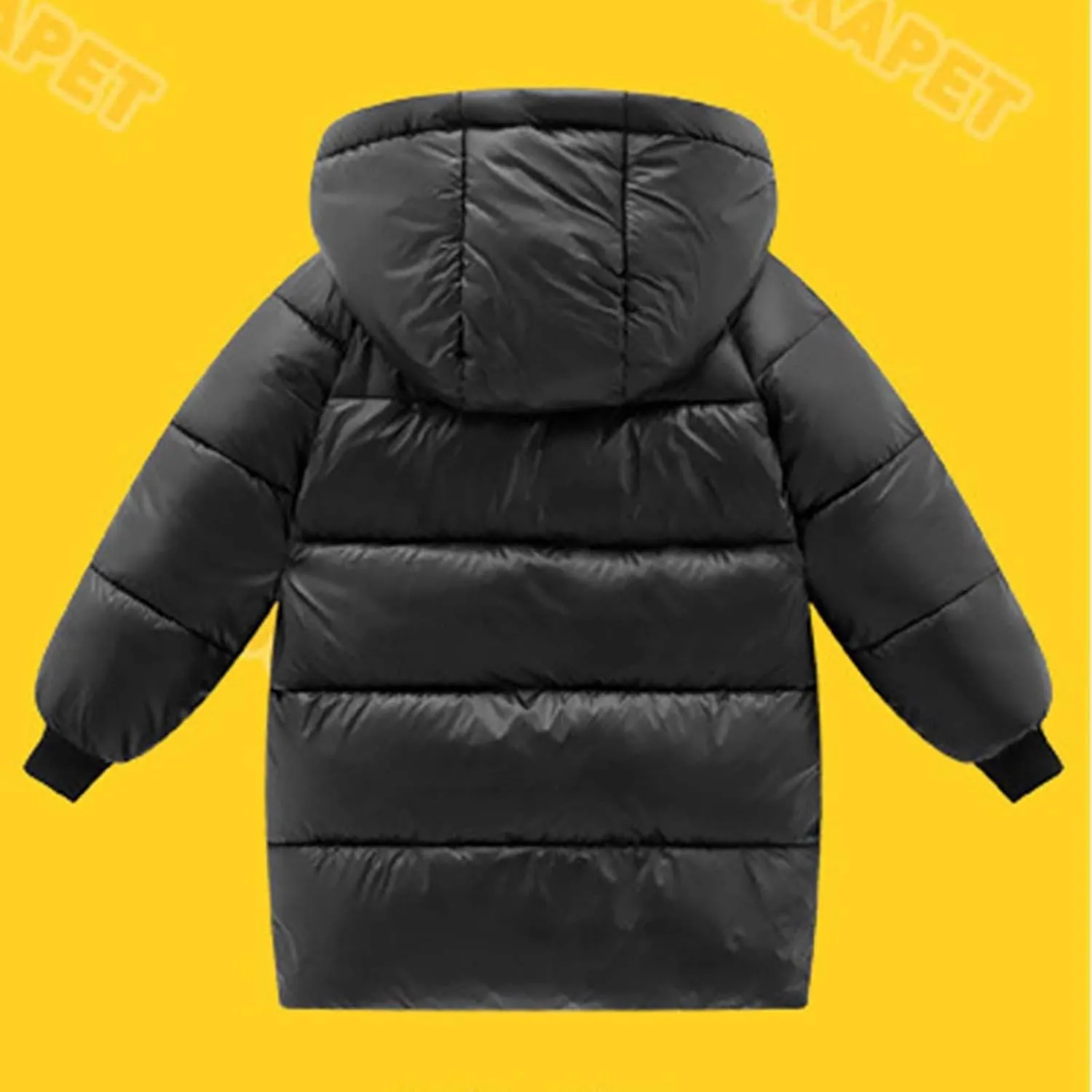 Toddler Boys Girls Winter Coat Puffer Down Jacket Windproof Jacket Hooded Outwear Children's Thick Padded Coat