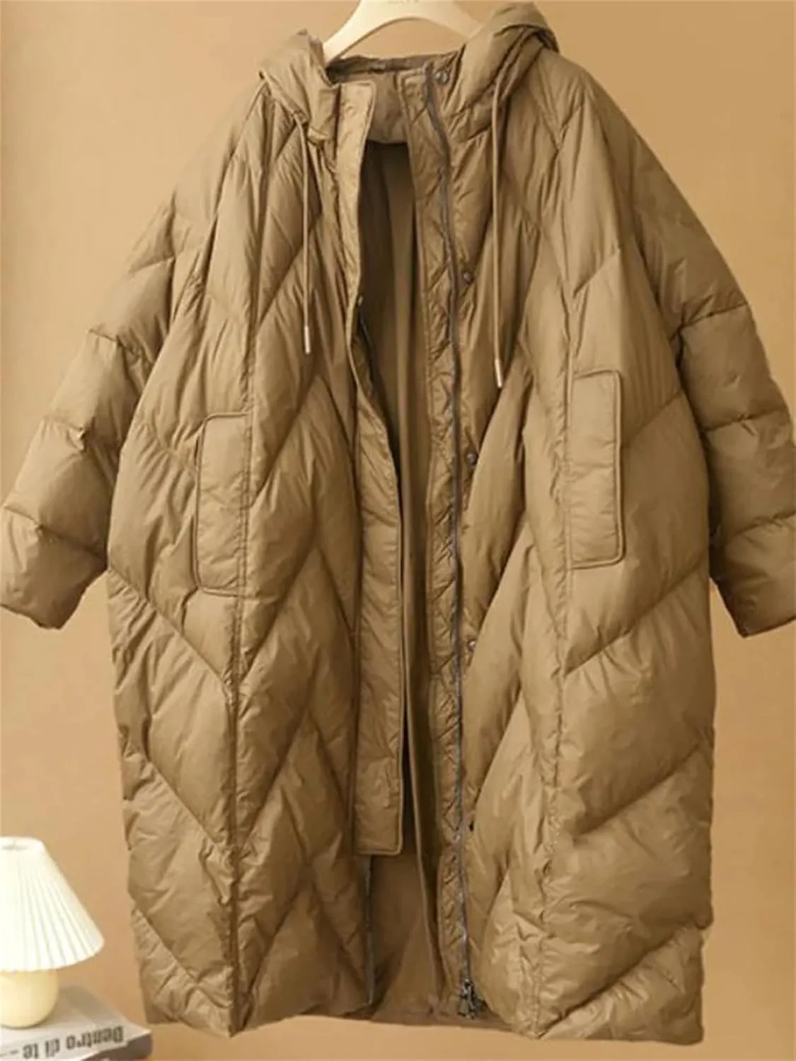 Women Long Coat Duck Down Jacket Winter Female Overcoat Winter Hooded Puffer Feather Parkas